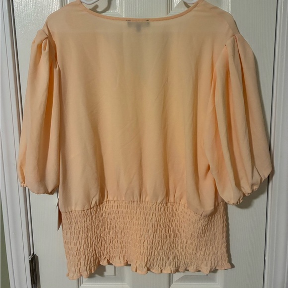 1. State Women's Light Peach Blouse - Picture 5 of 6